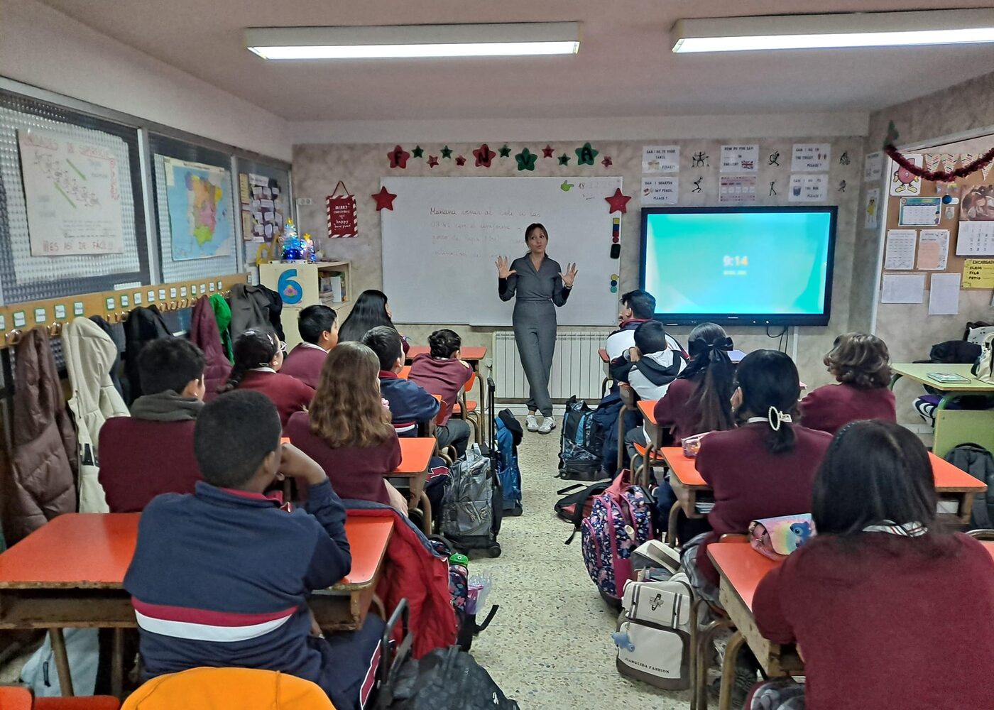 Sesión de orientación con alumnado del centro