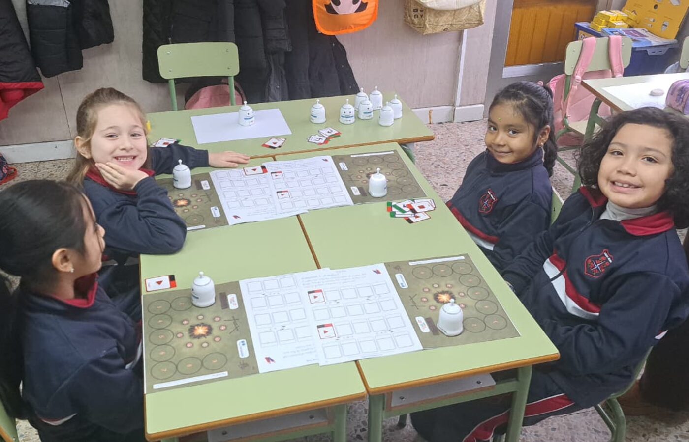 Actividad de robótica en Primaria