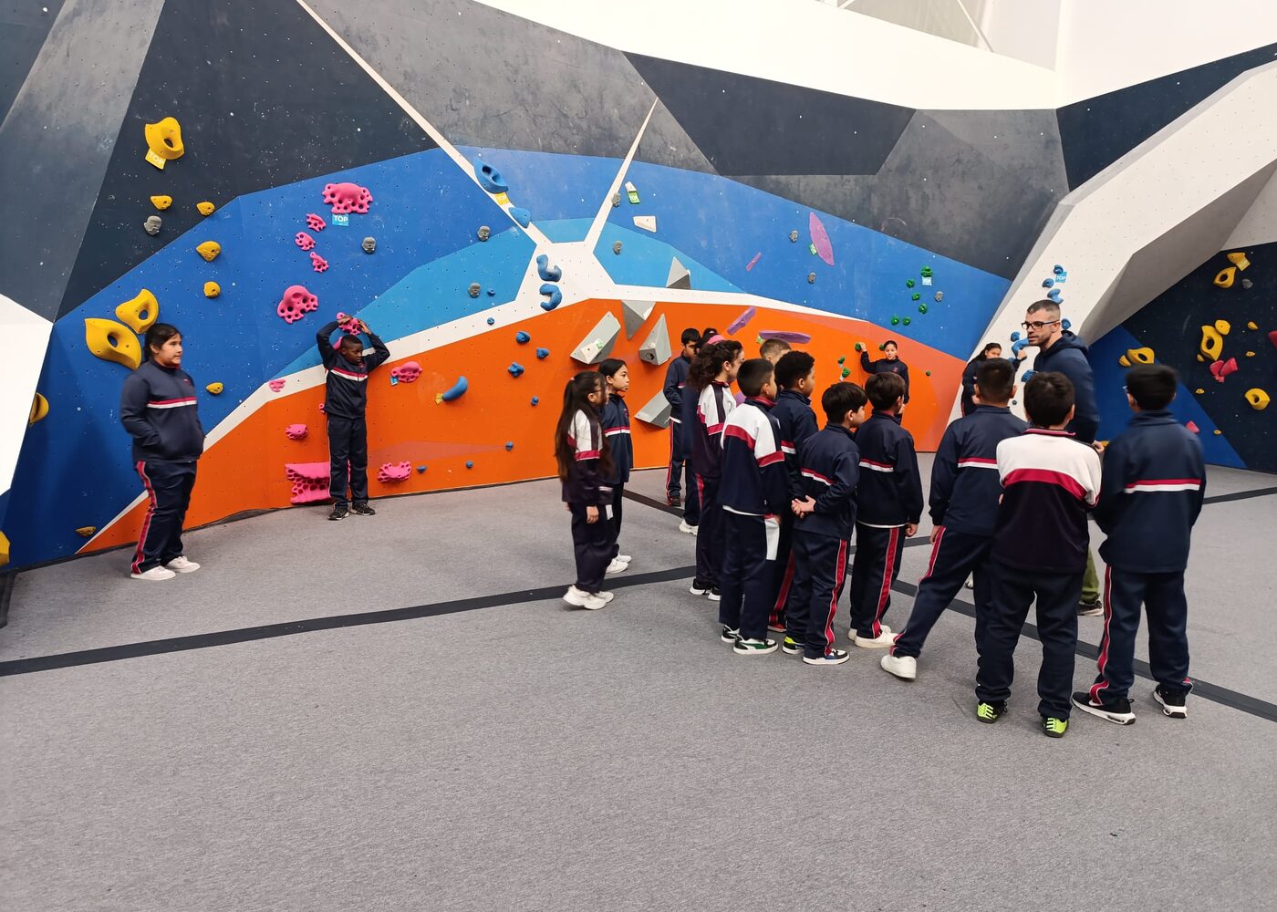 Actividad en rocódromo